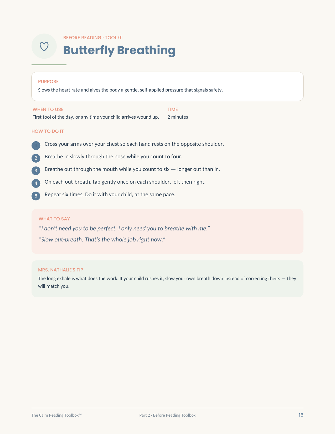The Calm Reading Toolbox™ — Reading Anxiety Tools for Kids Ages 5–11 - Image 2