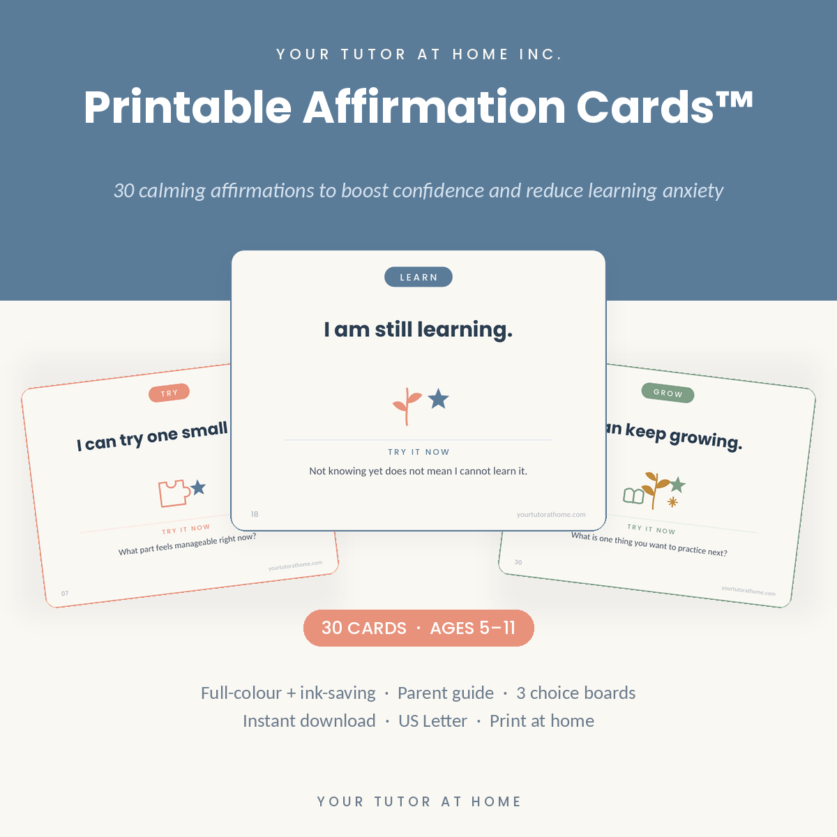 Printable Affirmation Cards™ (featured)