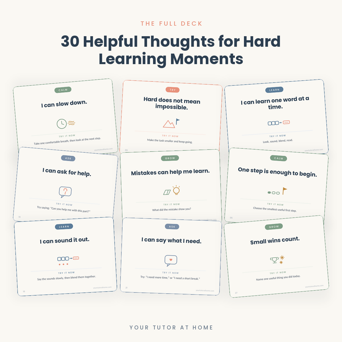 30 Helpful Thoughts for Hard Learning Moments